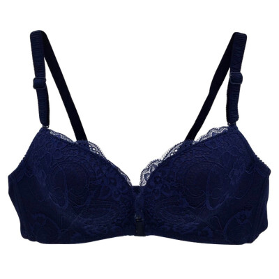 

New Underwear Bra Push Up Sexy Bra Front Closure Thick Cup Summer Lace Comfortable underwire Woman Adjusted-straps