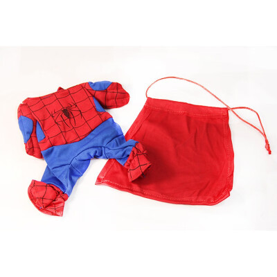 

NeillieN Spiderman dog clothes cat clothes cloak pet clothing tidy funny spider superman