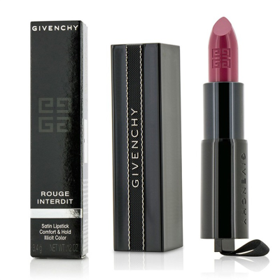 

GIVENCHY - Rouge Interdit Satin Lipstick - 8 Framboise Obscur 34g012oz