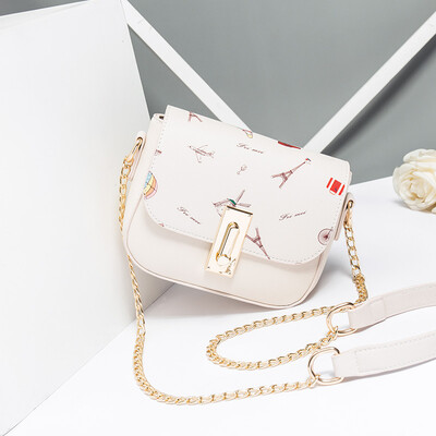 

The Korean version of the summer ins girlsfashion chains with one shoulder&oblique bags