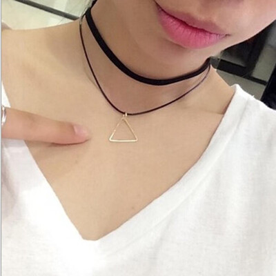 

Fashion Harajuku Retro Velvet Belt Lace Necklace Female Short Chain Clavicle