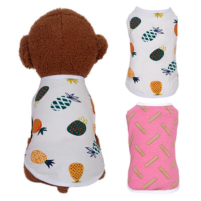 

Pineapple Stripe Pet Clothes Small Dog Jumpsuit Chihuahua Pajamas Pet Hooded Coat For Dogs Cats Super Soft Warm Puppy Costume