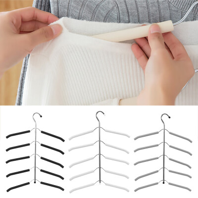 

Magic Save Closet Space Clothe Organizer Purse Multi-function ABS Set of 6 Hangers 1pc SEC