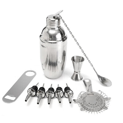 

Bar Cocktail Set Boston Shaker Drink Making Kit Stainless Mixer Making Gift