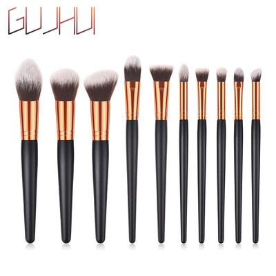 

〖Follure〗Foundation Cosmetic Eyebrow Eyeshadow Brush Makeup Brush Sets Tools 10PCS