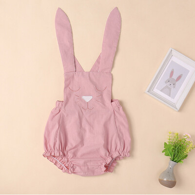 

Newborn Infant Baby Girl Cartoon Bunny Rabbit Romper Bodysuit Clothes Outfits