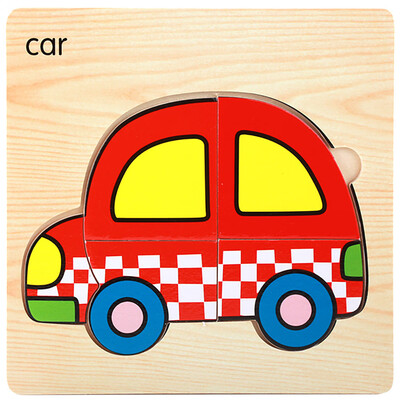 

Gotoamei Wooden Lovely Puzzle Educational Developmental Baby Kids Training Toy Gift
