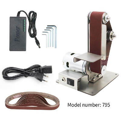 

Vertical Sand-belt Machine Mini Sand-belt Machine DIY Polishing&Polishing Machine Fixed-angle Sharpener Table Cutting Edge
