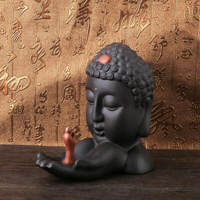 

Greensen Ceramic Smoke Backflow Incense Burner Home Decor Buddhist Aromatherapy Censer