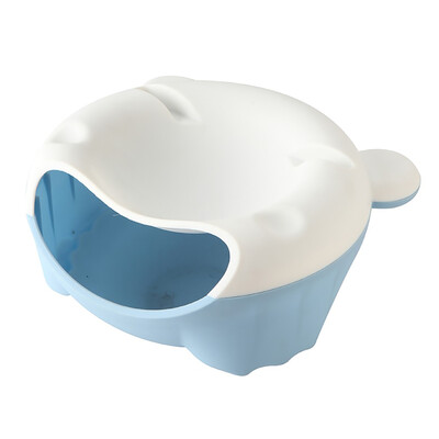 

Toponeto Creative Lazy Fruit Dish Snacks Nut Melon Bowl Double Layer Plastic Candy