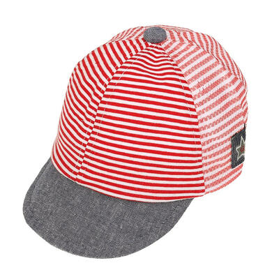 

Summer Fashion Baby Hats Boys Girls Children Stripe Pentagram Baseball Cap