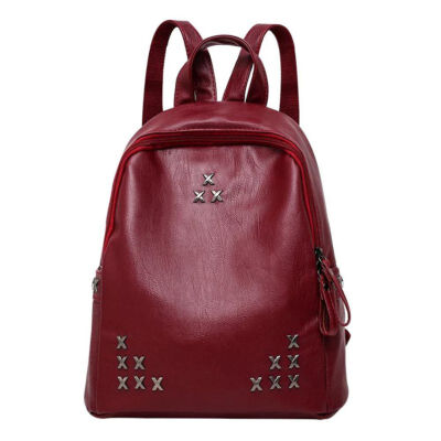 

Women Fashion Backpacks Brand Designer PU Rivet Women Bags Teenage Girl School Bags Large Capacity Backpacks Travel Bags