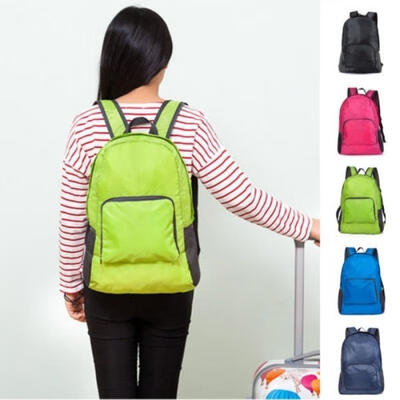 

The New Hot Selling Nylon Foldable Zipper Travel Hiking Backpack Outdoor Portable Shoulder Bags