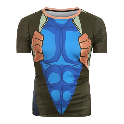 

Short Sleeves Cartoon Print T-shirt