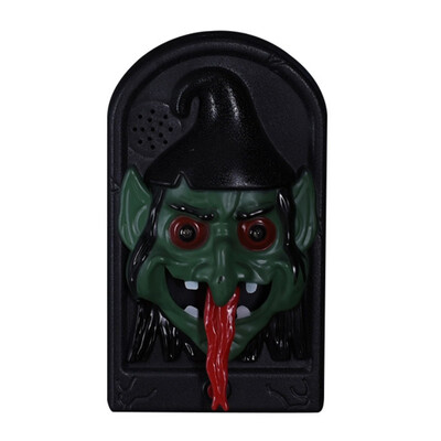 

Halloween Party Decoration Horror Doorbell Skull Pumpkin Vampire Illuminate Doorbell Halloween Sound And Light Props
