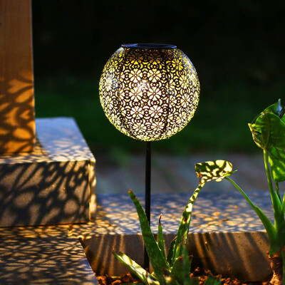 

〖Follure〗Solar Garden Decoration Outdoor Waterproof Metal Lawn Light Ornament