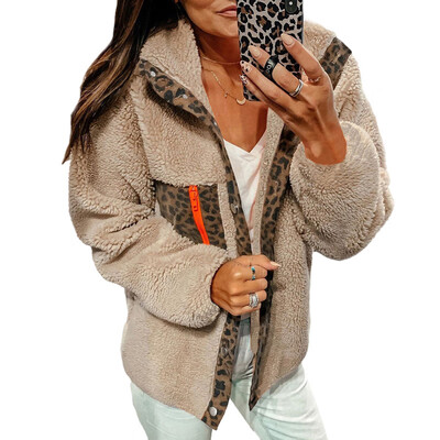 

Womens Thick Warm Autumn Winter Coat Lapel Zipper Long Sleeve Outwear Jackets