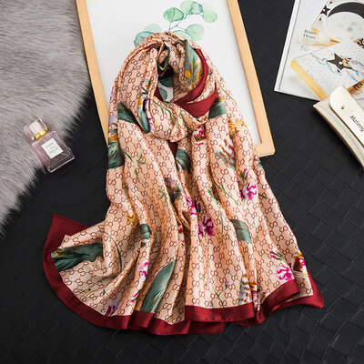 

National wind spring&autumn feather silk scarf sunscreen dual-use air conditioning room shawl beach towel