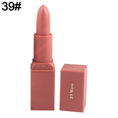 

Tasteless Lipstick Matte Square Tube Lipstick Vitamin E Moisturizing Cosmetics