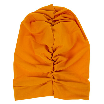

Men Women Unisex Winter Velvet Solid Color Turban Hat Extra Long Tail Wide Straps Pirate Head wrap Biker Hair Cover