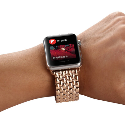 

〖Follure〗Stainless Steel Link Bracelet Watch Band Strap For Apple Watch Series 12 42MM