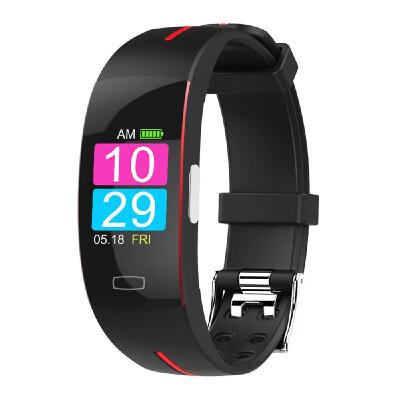 

PPGECG Fitness Tracker Smart Bands Sports Bracelet 096" Display Screen IP67 Waterproof GPS 130mAh BT Wristwatch for Android iOS