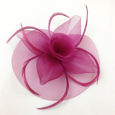

New Elegant Lady Women Fascinator Hat Clips Hairpins Hair Accessories Church Wedding Hair Decoration Accessories