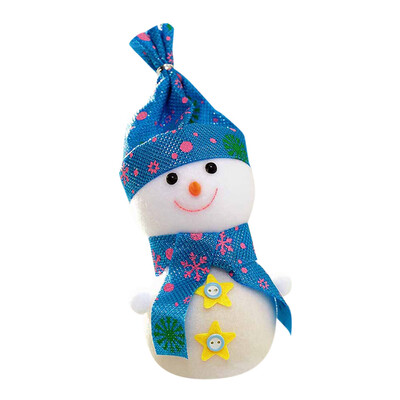 

〖Follure〗Christmas Doll Decorations Snowman Apple Bag Gift Bag Candy Bag Xmas Eve A