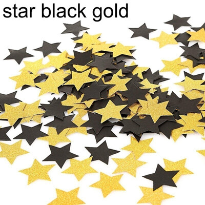 

100Pcs 3cm Dots Heart Star Paper Confetti DIY Wedding Party Table Glitter Decor