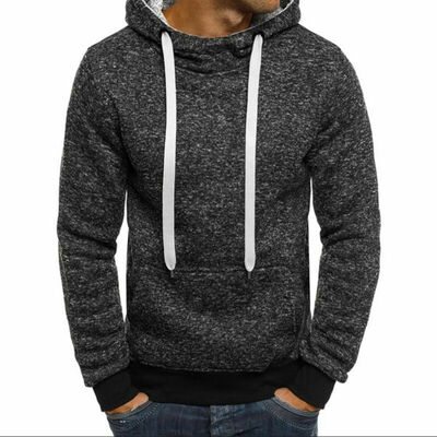 

Mens Outwear Sweater Winter Hoodie Warm Coat Jacket Slim Hooded Sweatshirt