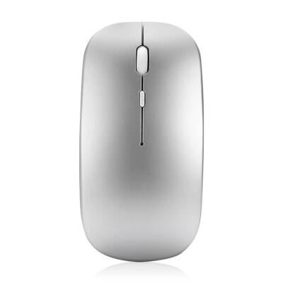 

W8 24G Wireless Rechargeable Thin Silent Mouse 1600DPI 4 Keys Optical Mice