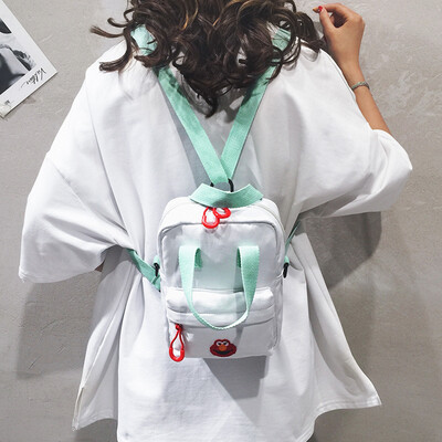 

Mini canvas bag female summer new 2019 net red texture wild multi-function shoulder shoulder slung shoulder bag