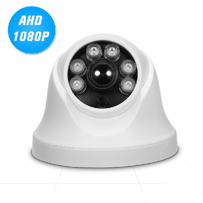 

1080P AHD Dome CCTV Camera 20MP 18mm Lens 160° Wide View Angle 6pcs Array IR Lamps Night Vision IR-CUT Indoor Home Security NTSC