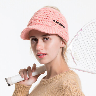 

Tailored Ladies Women Casual Kknitted Wool Cap Baseball Cap Empty Top Hat