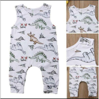 

Cute Newborn Infant Boy Girl Dinosaur Hooded Romper Jumpsuit Clothes Outfit