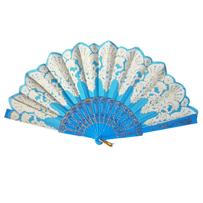 

〖Follure〗Folding Fans Handheld Fan Spanish Folding Retro Pattern Hand Fan For Women