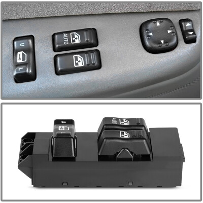 

For Chevy Silverado 2000-2002 Driver Power Window Master Control Switch Black