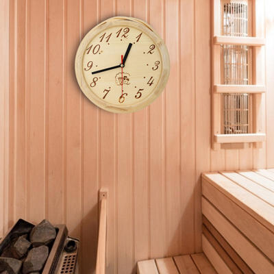 

Greensen Simple Sauna Timer Clock Accessory Wall Clock Home Decor