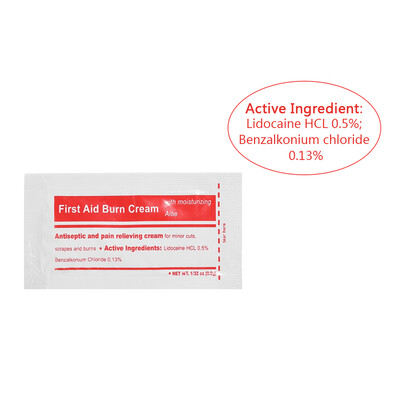

Carevas 10PCS Burn Cream with First Aid Burn Gel for Pain Relief 09gm Packet