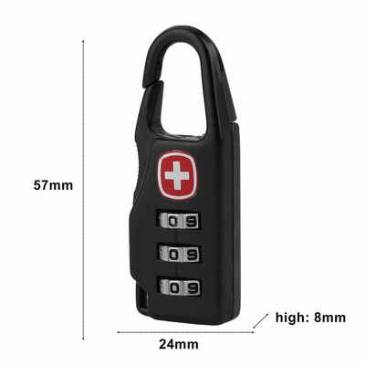 

Practical Zinc Alloy Cross Combination Lock Code Number for Luggage Bag Drawer