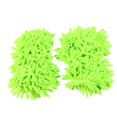 

〖Follure〗2Pcs Fashion Convenient Dust Mop Slipper House Cleaner Lazy Floor Dusting Foot