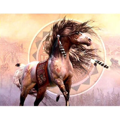 

5D DIY Full Drill Diamond Painting Horse Cross Stitch Embroidery Mosaic Kit