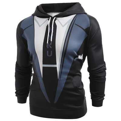 

Faux Suit&Tie Print Pullover Hoodie