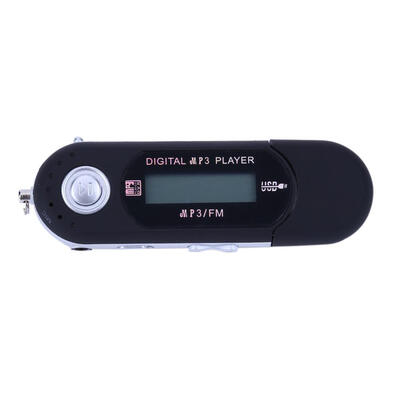 

Portable USB MP3 Music Player Digital LCD Screen FM Radio Black Blue Player