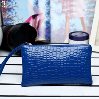 

Women Fashion Faux Leather Purse Mini Handbag Cash Coin Storage Long Wallet