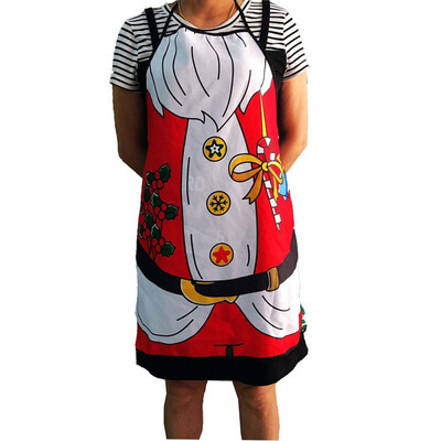 

Tailored Christmas Printing Oldman Apron Whimsy Novelty Gift Kitchen Apron