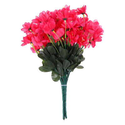 

Artificial Silk Flowers 7 Heads Lantern Flower Small Bouquet Fake Flower