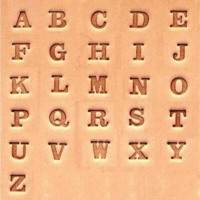 

26pcs Wood Leather Punching Stamp Set Carbon Steel Metal Alphabet Stamps