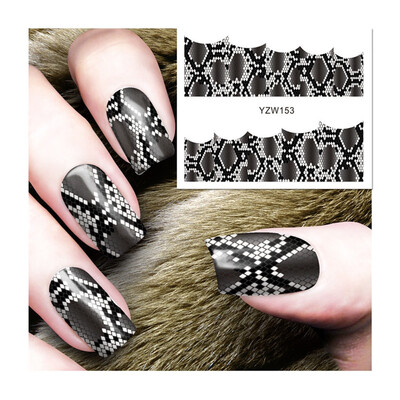 

〖Follure〗Water Decals Nail Art Transfer Stickers Big Sheet Manicure Decoration