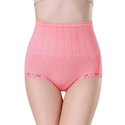 

Fashion Women Shapewear Panties Lace Trim Belly Hip Control Seamless Underpants Body Shaper Briefs